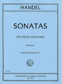 Handel : Sonatas Vol.1 Violin And Piano (International)