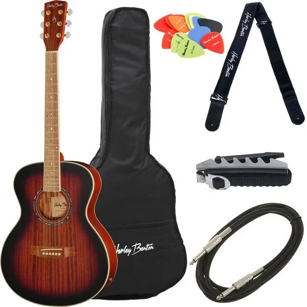 Harley Benton CG-45E Vintage Sunburst Bundle