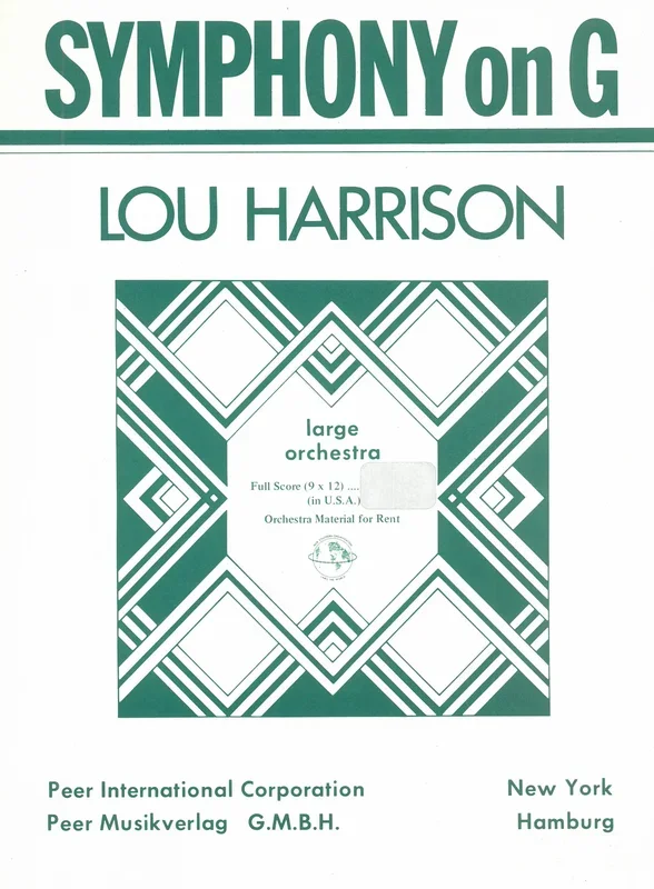 Harrison: Symphony on G