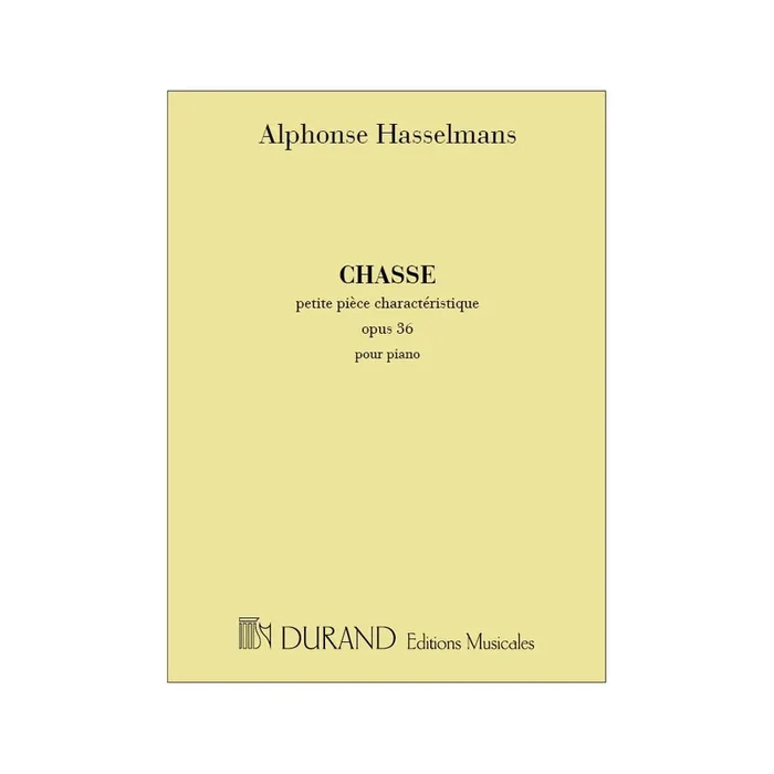Hasselmans, Alphonse – Chasse Petite Piece Caracteristique Opus 36