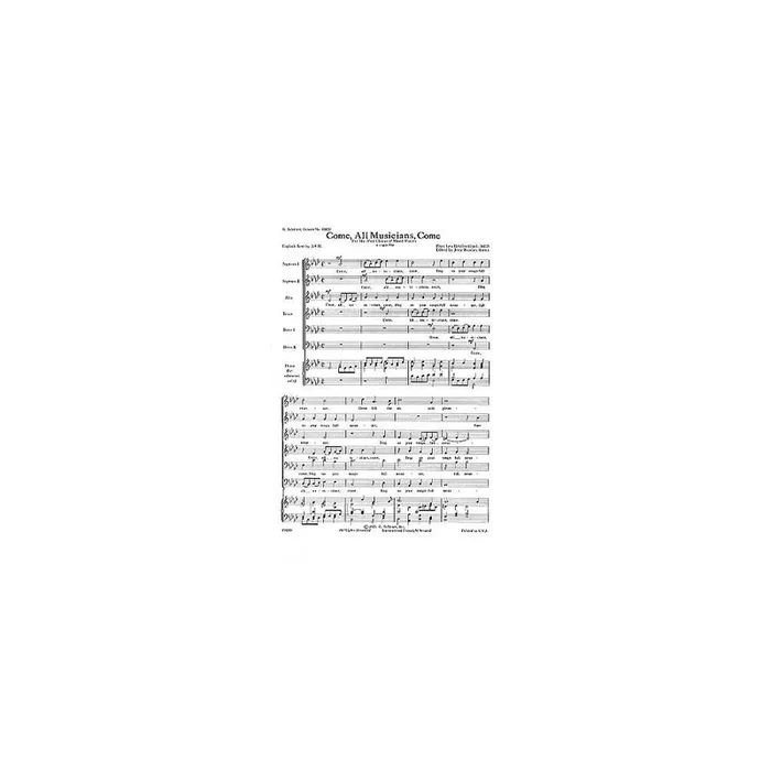 Hassler, Hans Leo – Come All Musicians Come