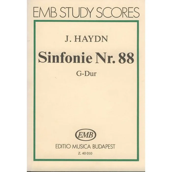 Haydn, Franz Joseph – Symphony No. 88 in G major (score)