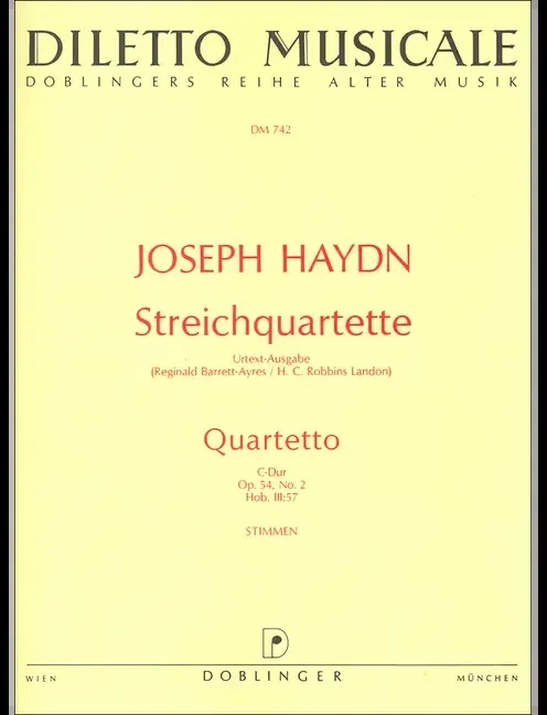 Haydn: String Quartet in C Major, Hob. III:57, Op. 54, No. 2