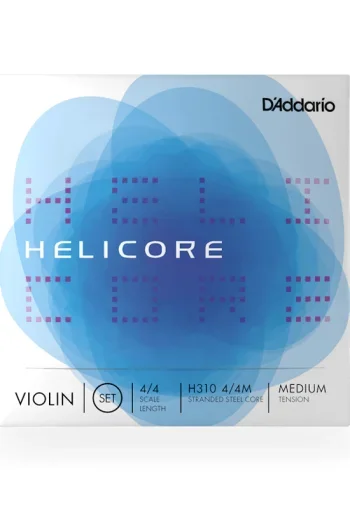 Helicore Violin String Set – 4/4 Medium Tension