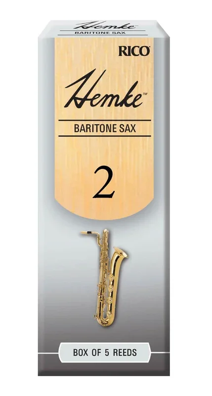 Hemke Baritone Sax Reeds, Strength 2.0, 5-pack