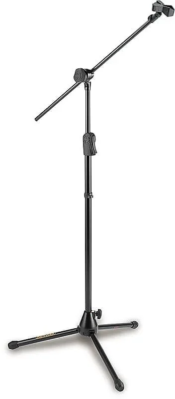 Hercules MS533B EZ Clutch Microphone Stand w/ Tripod and Hideaway 2-in-1 Boom
