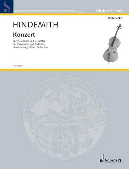 Hindemith, Paul : Hindemith, Paul : Concerto, – cello and orchestra – Schott Digital