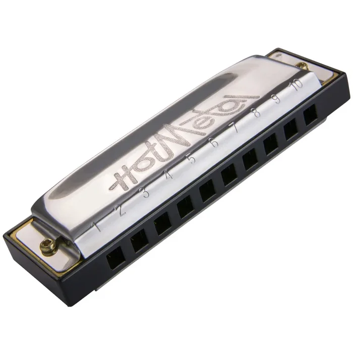 Hohner Hot Metal Diatonic Harmonica in the Key of E – 572BXE