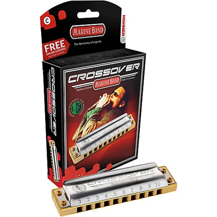 Hohner Marine Band Crossover Harmonica in A – M2009BXA