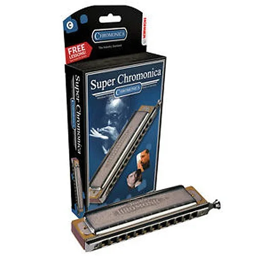 Hohner Super Chromonica Chromatic Harmonica Key of D – 270BXD