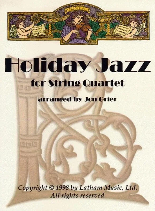 Holiday Jazz String Quartet Score Book