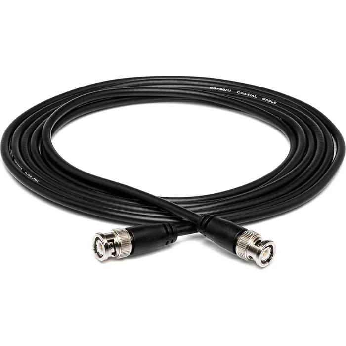 Hosa BNC-58-101 50-Ohm Coax BNC – BNC 1ft
