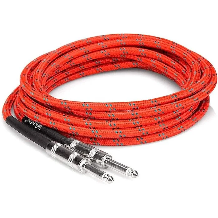 Hosa Cloth Guitar Cable 18ft 3GT18C