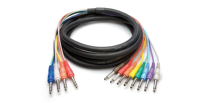 Hosa STP-803 4-Channel Insert Snake 9.9ft