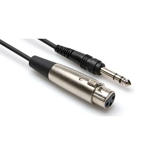 Hosa STX-120F Balanced Interconnect XLR3F to 1/4″ TRS – 20′