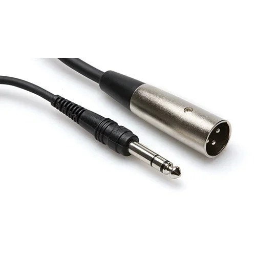 Hosa STX-120M Balanced Interconnect XLR3M to 1/4″ TRS – 20′