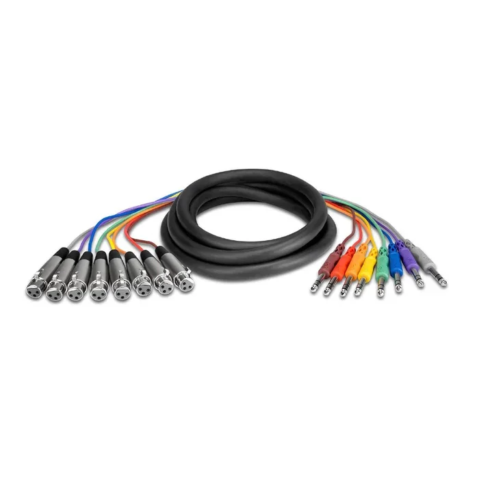 Hosa STX807F Balanced Snake XLR3F To 1/4 In TRS – 7 meters