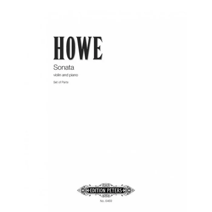 Howe, Mary – Violin Sonata
