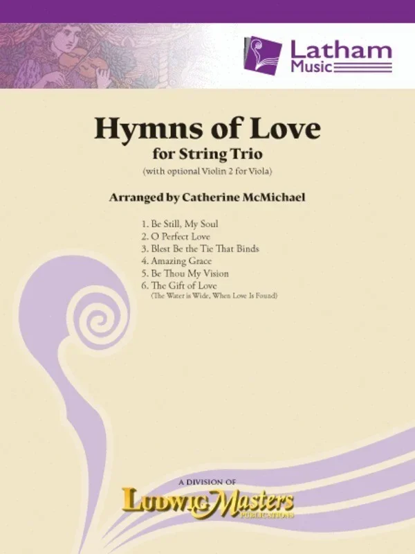 Hymns Of Love For String Trio (Music Score/Parts) Book