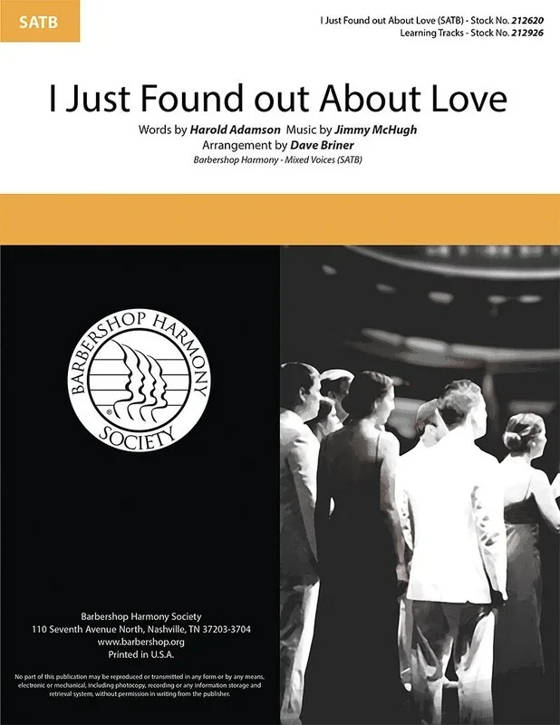 I Just Found Out About Love SATB A Cappella (Octavo)