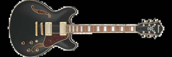 Ibanez AS73G Artcore Semi Hollow Body Electric Guitar Black Flat