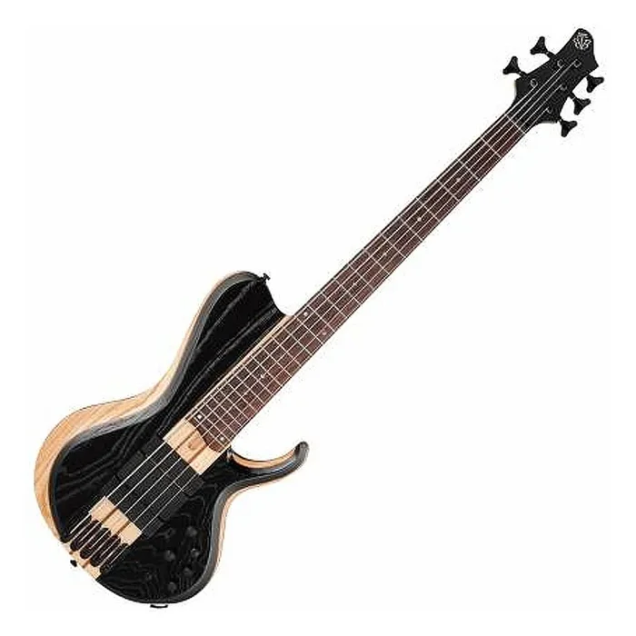 Ibanez BTB Electric Bass Workshop 5 String Electric Bass in Weathered Black Low Gloss – BTB865SCWKL