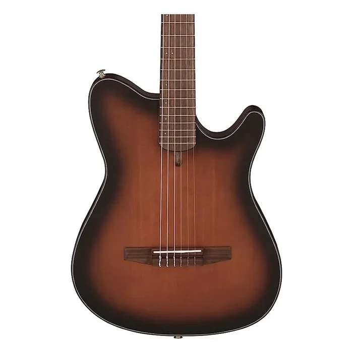 Ibanez FRH10NBSF Thinline Nylon Acoustic-Electric Guitar – Brown Sunburst