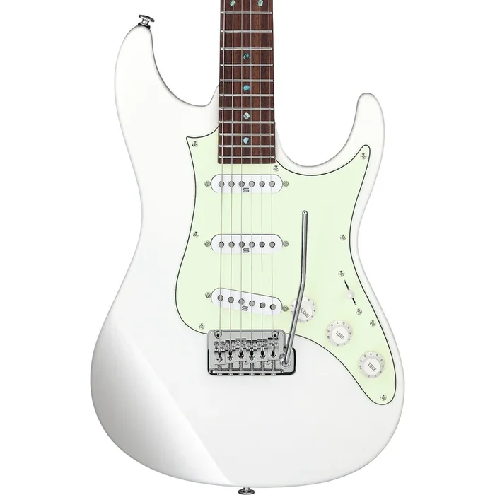 Ibanez LM1 Luca Mantovanelli Signature Electric Guitar in Luna White w/ Case