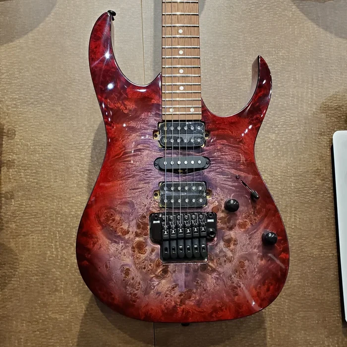Ibanez RG Standard Electric Guitar in Red Eclipse Burst – RG470PBREB