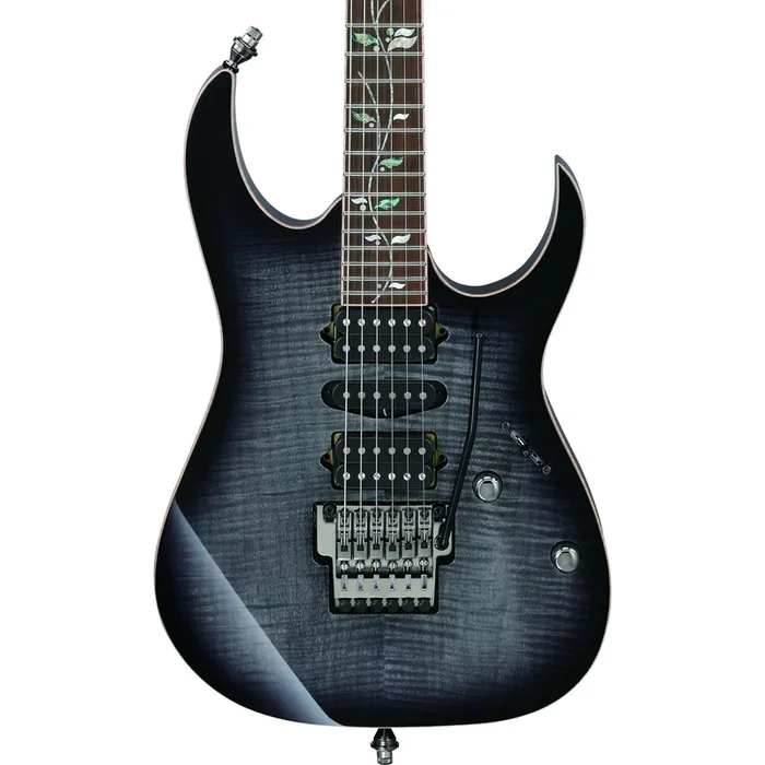 Ibanez RG8570BRE RG j.custom Electric Guitar, Black Rutile w/ Case