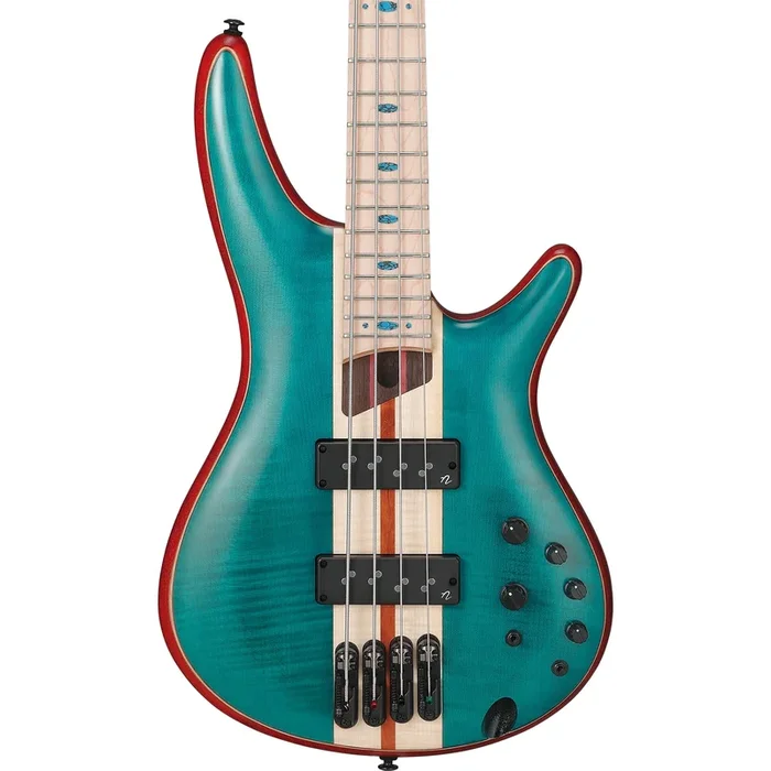 Ibanez SR Premium 4 String Electric Bass – Caribbean Green Low Gloss