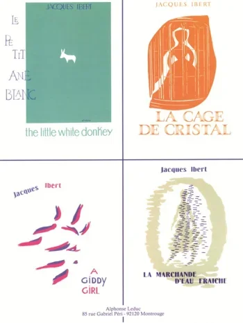 Ibert : 4 Pieces Celebres (Extraits Des Histoires): Piano (Leduc)