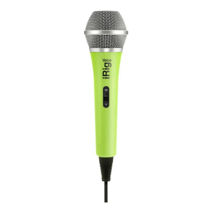 IK Multimedia iRig Mic Voice Handheld Analogue Microphone in Green