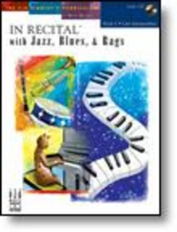 In Recital With Jazz Blues And Rags Book 6 Book/CD (Softcover Book)