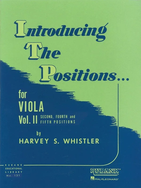 Introducing the Positions for Viola, Book 2 – Harvey Whistler
