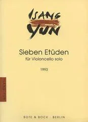 Isang Yun : Isang Yun : Burlesque (7 Etudes, No. 4) – Cello – Faber Digital