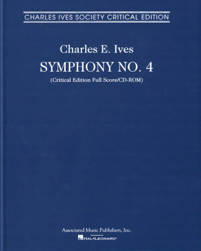 Ives – Symphony No 4 Full Score/CD-Rom Clothbound