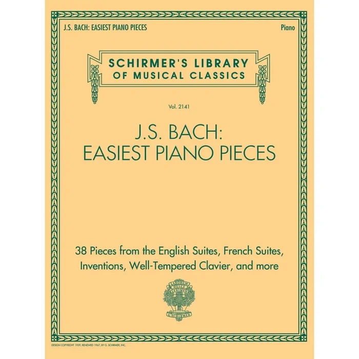 J.S. Bach: Easiest Piano Pieces