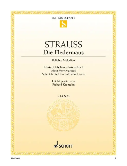 J. Strauss: 3 pieces from Die Fledermaus (arr. for piano)