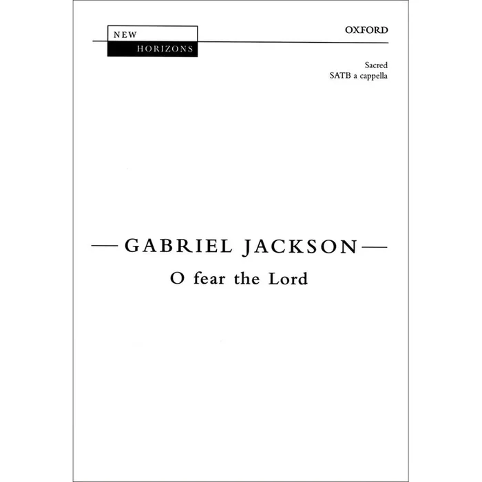 Jackson, Gabriel – O fear the Lord