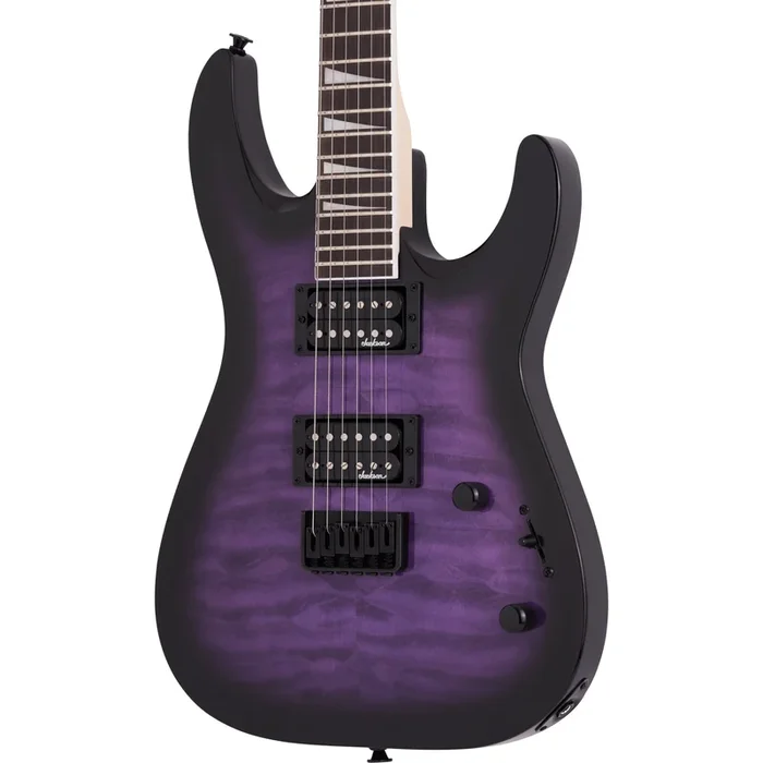 Jackson JS Series Dinky JS32Q DKA HT Electric Guitar, Transparent Purple Burst