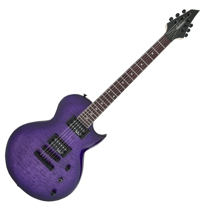 Jackson JS22Q SC Monarkh Amaranth Fretboard Electric Guitar in Trans Purple Burst – 2916901592