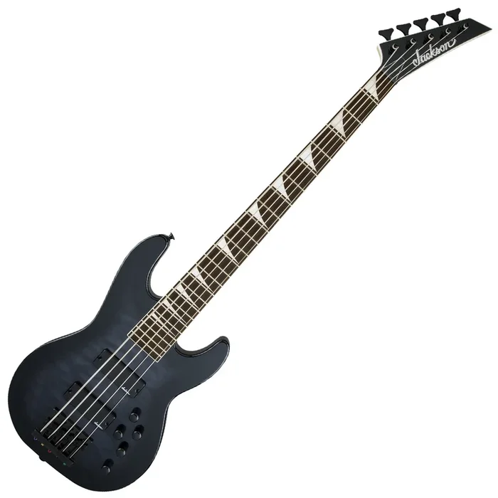 Jackson JS3vQ Concert Electric Bass Amaranth Fretboard in Trans Black – 2919023585