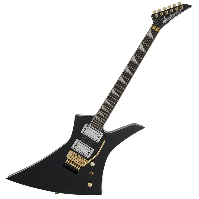 Jackson KEX Electric Guitar in Gloss Black Gold Hardware – 2916131503