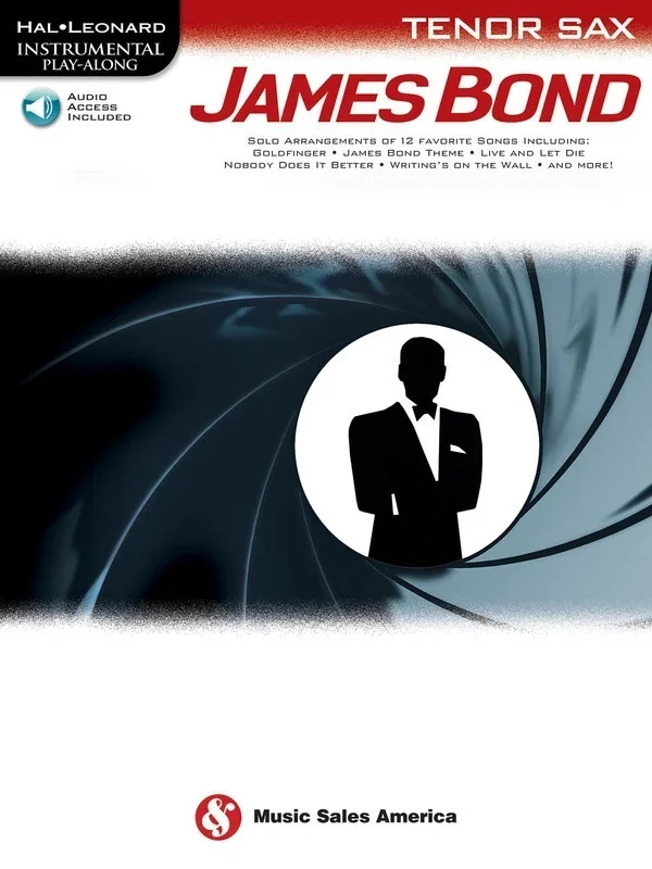 James Bond For Tenor Sax Playalong Book/Online Audio (Softcover Book/Online Audio)