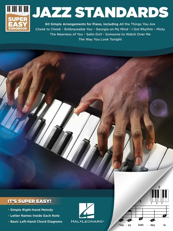 Jazz Standards Super Easy Songbook (Softcover Book)