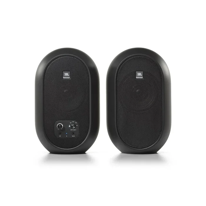 JBL 104BTBLK 1 Series Bluetooth Reference Monitors – Black Pair, Compact Studio Speakers for Musicians, Podcasters, and Audio Engineers