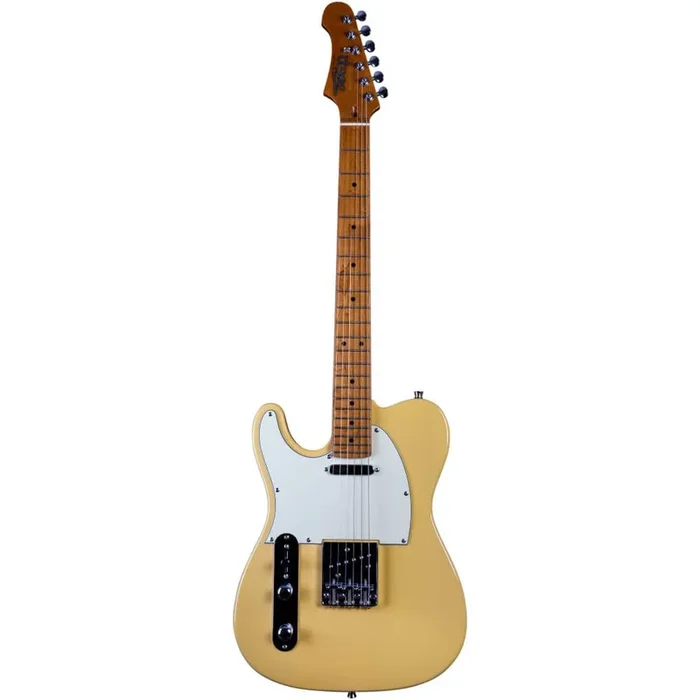 Jet JT-300 Left-Handed Electric Guitar with Maple Fretboard – Butterscotch