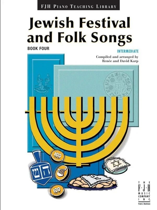 Jewish Festival And Folk Songs Book 4 (Softcover Book)