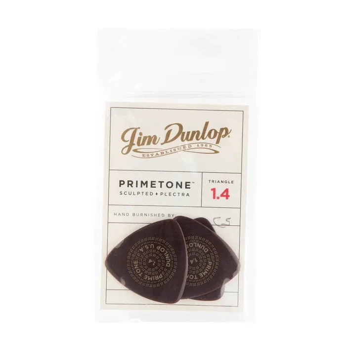Jim Dunlop 1.4mm Primetone Triangle Guitar Pick Player Pack (3 in a pack)